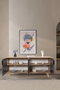 Hanah Home Sırma 4816 Consola Roble Zafiro y Antracita